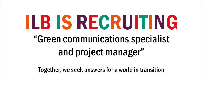 Institut Louis Bachelier (ILB) is looking for a “Green communications specialist and project manager”