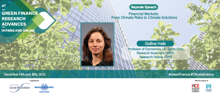 Preview Green Finance Research Advances 2022 with Galina Hale