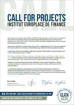 Call for projects IEF 2023